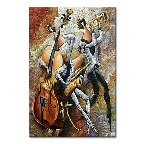 Mintura handgefertigte abstrakte Figur Ölgemälde auf Leinwand Wandkunst Dekoration modernes abstraktes Bild für Wohnkultur gerolltes rahmenloses ungedehntes Gemälde Image