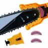 Chainsaw Teeth Sharpener, Universal Chain Saw Blade Sharpener, Fast Working Chainsaw Sharpening Tool, Portable Chain Saw Sharpener Kit for 12-22 Chain Saws