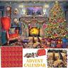 puzzle calendario dell'avvento 2024 puzzle di natale puzzle della festa di babbo natale 24 parti puzzle da 1000 pezzi per adulti puzzle per bambini puzzle da 1000 pezzi puzzle delle feste conto alla