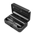 Cuffie Bluetooth Wireless TWS CVC8.0 Riduzione del Rumore Auricolari Bluetooth LED Display Touch Fingerprint Wireless Auricolari Impermeabili Doppie Cuffie con Power Bank Scatola di Carica Regali per