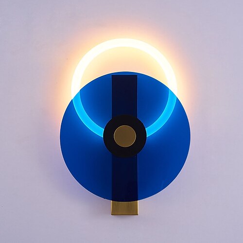 Lightinthebox applique da parete a led applique da parete a led con montaggio a incasso applique da parete a led soggiorno camera da letto applique da parete in ferro ip20 220-240v 21 w