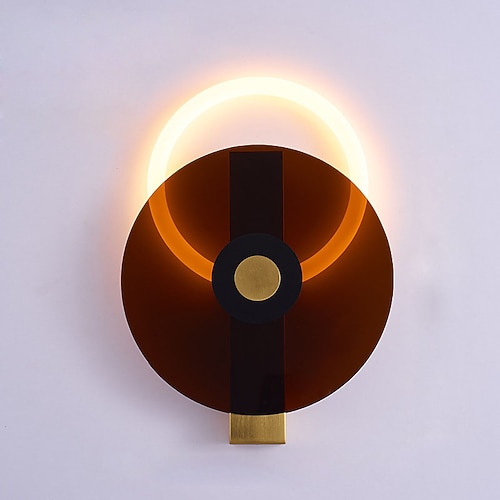 Lightinthebox applique da parete a led applique da parete a led con montaggio a incasso applique da parete a led soggiorno camera da letto applique da parete in ferro ip20 220-240v 21 w