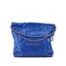 Chanel Leather Shoulder Bag: Blue Bags