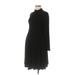 Isabella Oliver Casual Dress - Sweater Dress: Black Dresses - New - Women's Size 8 Maternity