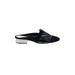 Schutz Mule/Clog: Slip On Chunky Heel Casual Black Print Shoes - Women's Size 9 - Almond Toe