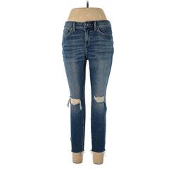 LC Lauren Conrad Jeans - High Rise: Blue Bottoms - Women's Size 10 Petite