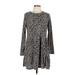 Trafaluc by Zara Casual Dress - DropWaist: Brown Leopard Print Dresses - Women's Size Large