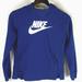 Nike Shirts & Tops | Nike Hooded Sweatshirt Big Kids Size L | Color: Blue/White | Size: Unisex Big Kids Size L