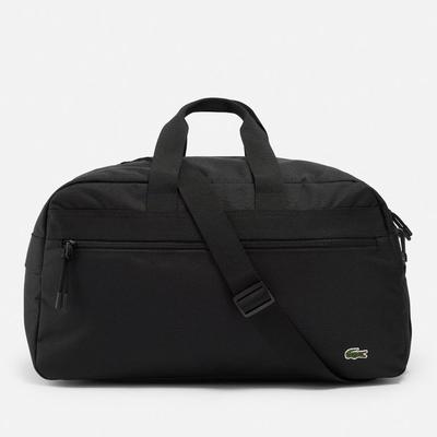 Recycled Canvas Duffle Bag - Black - Lacoste Gym B...