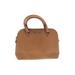 MICHAEL Michael Kors Leather Satchel: Tan Solid Bags