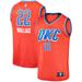 Men's Fanatics Branded Cason Wallace Orange Oklahoma City Thunder Fast Break Replica Player Jersey - Statement Edition