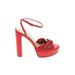 Jessica Simpson Heels: Red Shoes - Women's Size 9