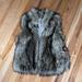 Michael Kors Jackets & Coats | Michael Kors Faux Coyote Fur Vest | Color: Black | Size: Sp