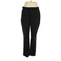 NYDJ Dress Pants - Mid/Reg Rise: Black Bottoms - Women's Size 10