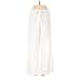 Lilly Pulitzer Linen Pants - Mid/Reg Rise Wide Leg Palazzo: Ivory Bottoms - Women's Size X-Small