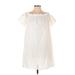 Rag & Bone Cocktail Dress - Mini: Ivory Solid Dresses - Women's Size Small