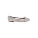 Gianni Bini Flats: Silver Shoes - Women's Size 6 - Round Toe