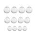 12 Pcs Pendant Lights Decorative Wall Panels Pendent Accessories Decor Crystal Hanging Crystal Section M