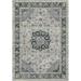 Dynamic Rugs AN710575599686 Ancient Garden Rectangular Rug Silver & Blue - 6 ft. 7 in. x 9 ft. 6 in.