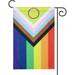 New Intersex Progress Pride Rainbow Pride Garden Flag Rainbow Pride Flag Bunting For Gay and Girl Flags Party Decorations Rainbow Festival Celebration Indoor and Outdoor Flags Double Sided Yard Flag