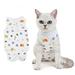Cat Surgical Recovery Suit After Surgery Wear Pajama Suit Home Indoor Pets Clothing(Football) - S