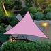 Oneshit 13 x 13 x 13 Sun Shade Sail Shade Cloth UV Block Durable Awning Canopy Outdoor Garden Backyard Clearance Canopy Sun Shade Garden Patio Awning Block Easy To Intall Pink