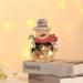 Guolarizi Tradecan Christmas Ornaments Snowman Christmas Table Decorations Musical Box Christmas Decoration Gift Animated Rotating With Lights Battery/USB Powered For Xmas Gift Indoor Home D