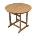 YiLaiIn Patio Bar Table with Umbrella Hole(1.97 ) Table Pub for Balcony Garden Pool Backyard Fire Pit Lawn Apartment Teak