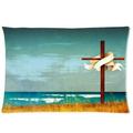 BPBOP Cross In The Wild Zippered Pillow Cases 20x30 inches Two Sides Print