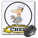 3dRose Funny Worlds Greatest Chef Occupation Job Cartoon Mouse Pad 8 by 8 inches