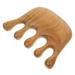 Natural Wood Hair Comb Wide Hair Comb Scalp Comb Hair Pick Hair Smoothing Scraping Comb Tools