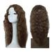 Uytogofe Human Hair Wigs 360 Non-Stick Lace Front For Black Women For Black Women Headband Wig 24 Curly Hair Light Brown