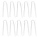 10pcs Professional Hearing Aid Tubes for Most Hearing Aids R Type Soft Flexible BTE Earmold Hearing Aid Tube Replacement Hearing Aid Supplies 3.3*2.0mm