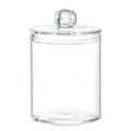 Clear Container Food Storage Jars Cotton Ball Box Dust-proof Plastic Boxes for Bedroom