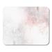 KDAGR Gray Vintage Watercolor White Grey Pink Abstract Pale Painting Pattern Mousepad Mouse Pad Mouse Mat 9x10 inch
