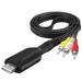SIEYIO RCA AV Cable 3RCA to USB 2.0 Video and Audio Acquisition Card Wire Double Ends Male to Male Splitter Cord Wire
