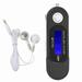Portable Music MP3 USB Player With LCD Screen FM Radio Voice Memory Card Black