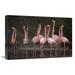 16 x 24 in. Greater Flamingo Synchronized Group Courtship Dance Galapagos Islands Art Print - Tui De Roy