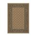 Couristan Recife Garden Lattice Area Rug 2 3 x 11 9 Runner Cocoa-Black