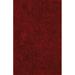 Dalyn Illusions Shag Area Rug IL69 Red Solid Shag 3 6 x 5 6 Rectangle