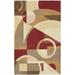 SAFAVIEH Rodeo Drive Clarissa Abstract Geometric Wool Area Rug Beige/Multi 7 6 x 9 6