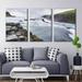 wall26 - 3 Panel Canvas Wall Art - Majestic Natural Landscape Triptych Canvas Series - Long Exposure Rapids - Giclee Print Gallery Wrap Modern Home Art Ready to Hang - 24 x36 x 3 Panels
