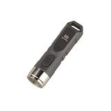 RovyVon 550 Lumens CREE XP-G3 S5 LED Super Bright Outdoor EDC Mini Keychain Rechargeable LED Flashlight 45 Minutes Fast Charging Small Torch Model A1(Grey)