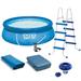 Intex 15 x 4â€™ Inflatable Pool Ladder Pump and Hydrotools Chlorine Dispenser