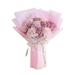 Ttybhh Artificial Flowers Promotion Artificial Flowers Clearance! Flower Preserved Gift Mother s Rose Day Soap Carnation Flower Bouquet Home Decor Pink