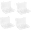 4pcs Box Parts storage box bedroom storage multifunctional storage box -grid storage box adjustable storage box small plastic containers plastic storage containers for clothes Toy