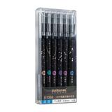 12Pcs Erasable Gel Pen 0.5mm Fine Point Constellation Gel Pen Refillable Writing Pen Blue/Black Ink for Writing Drawing