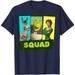 Shrek Squad Group Shot Panel Lineup Poster T-Shirt Graphic For Men And Women Unisex Cotton With Menswear Streetwear Tops