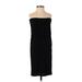 Burberry Casual Dress: Black Solid Dresses - Women's Size 6