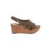 Clarks Wedges: Tan Shoes - Women's Size 8